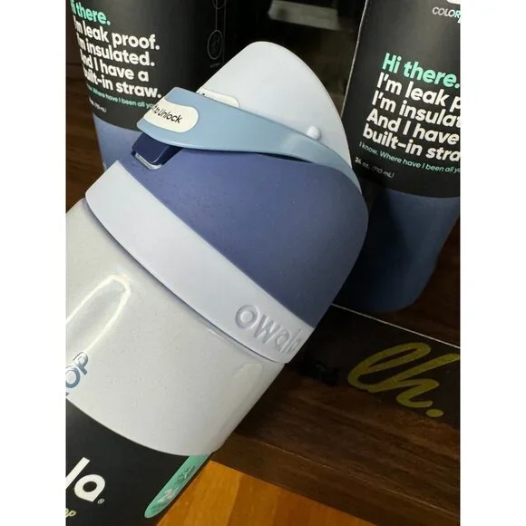 Owala Limited Edition Color Drop Riptide 24oz Freesip Water Bottle - Picture 8 of 8